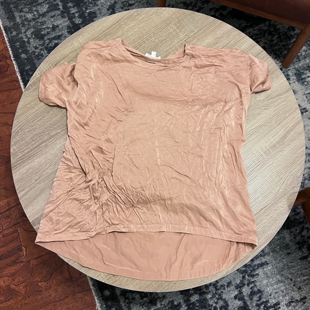 Lunya silk tee top